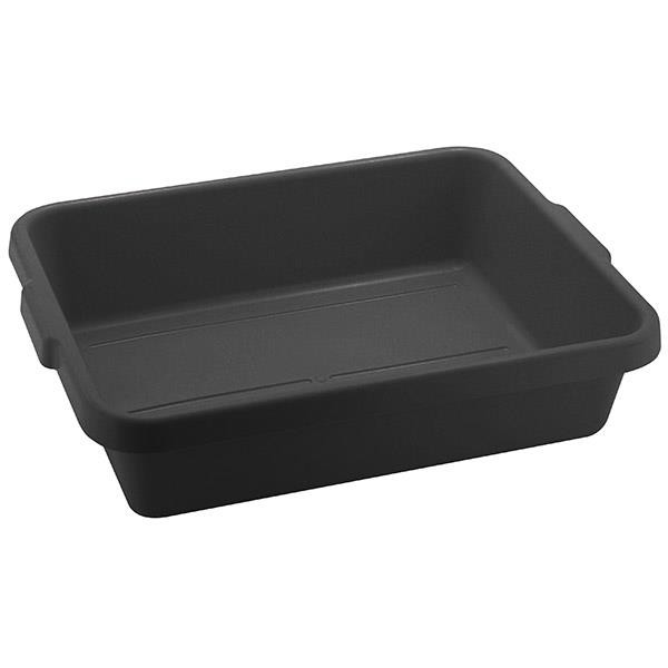 SUNNEX BLACK TOTE BOX BUSSING TRAY 55x42x15cm 22x16.5 x6in TOTE-K SKU:32134