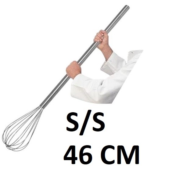 PROFESSIONEL S/S HEAVY DUTY BALLON WHISK 1 NO 46 CM