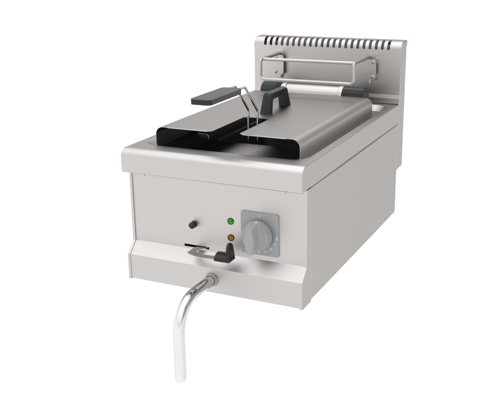 DKR-PRO FRYER 7 SINGLE TANG S/S 9 LT 9 KW ELC. TABLE TOP 30X70X30 CM 380V AEF 370