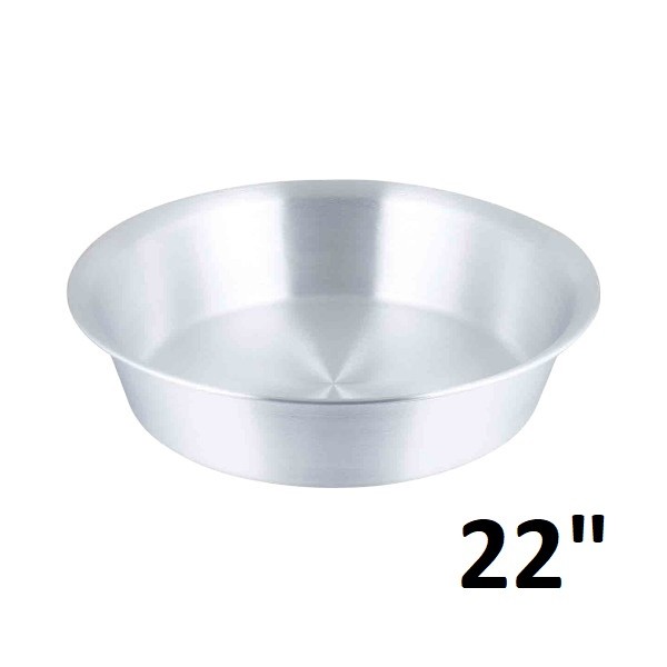 22" ALUMINIUM WASHBOWL CATERING 12.5CM DEPTH 16.5LTR