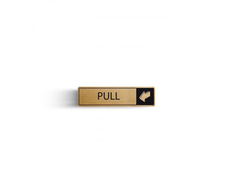Pull Horizontal with Symbol Door Sign DM036