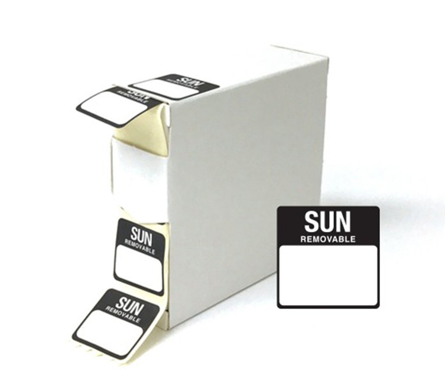 Day Sunday 25x25mm Food labels. 1000 per roll DY050