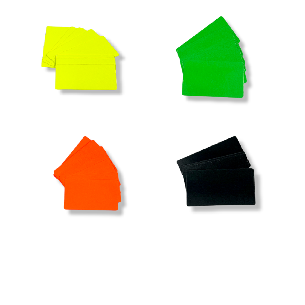 COLOURED PAPER CARDS ANY COLOUR 10 IN PACKS