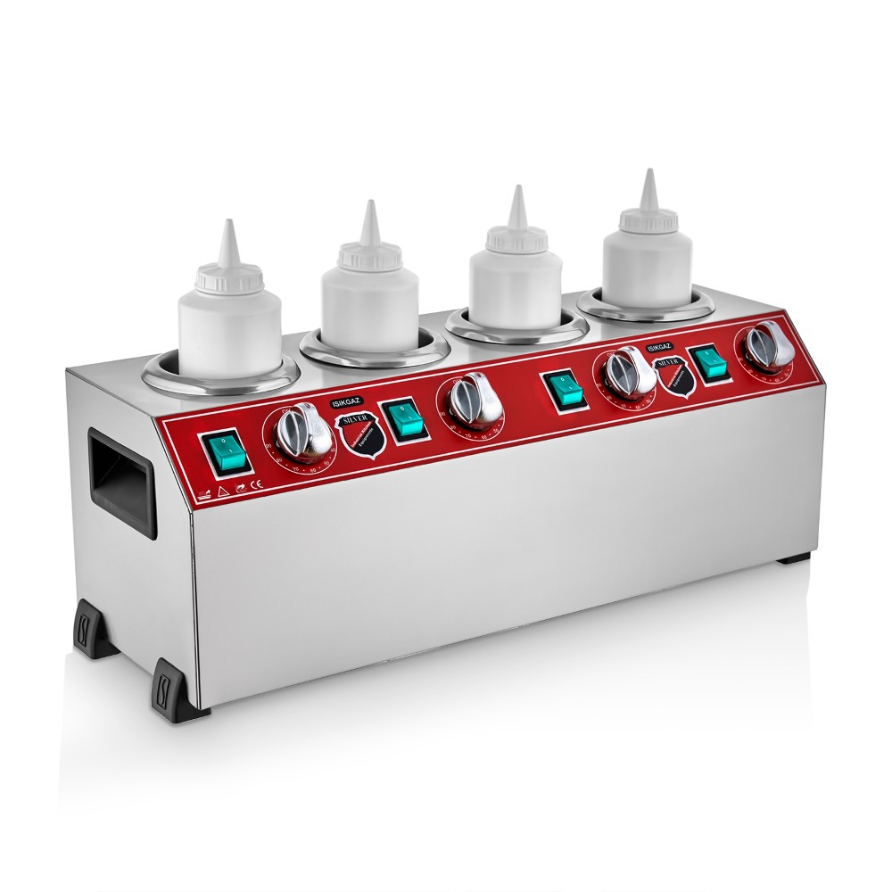 4XSAUCE BOTTLE WARMER 400 WATT SS-04 SKU:46295