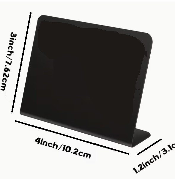 1pcs L-Shaped Mini Chalkboard Signs