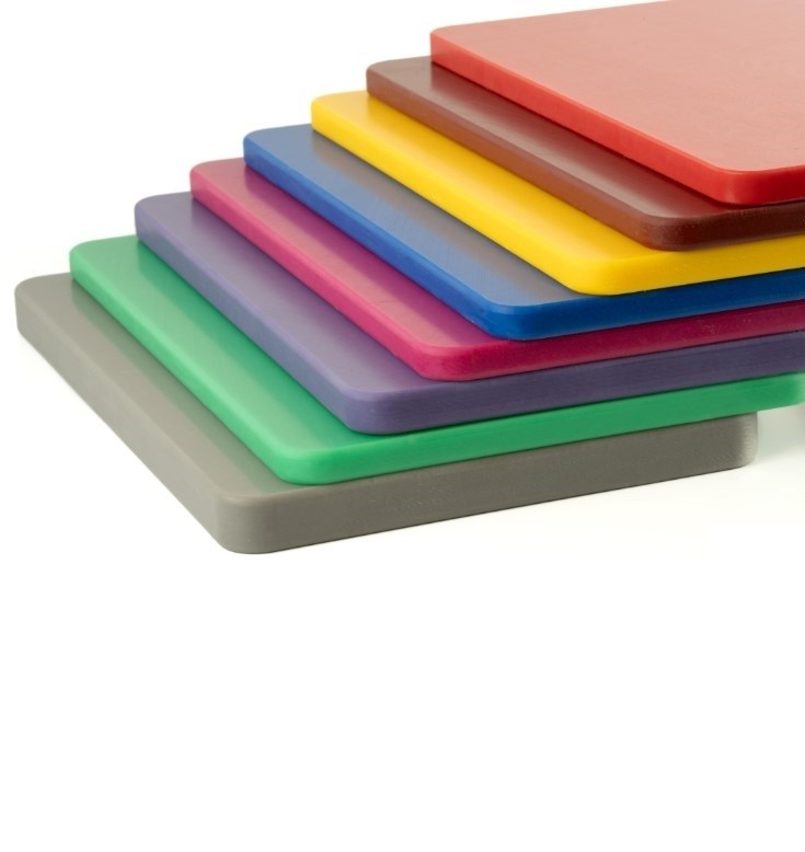 BUTCHER BLOCK PLASTIC ANY COLOUR  60X60X5 CM