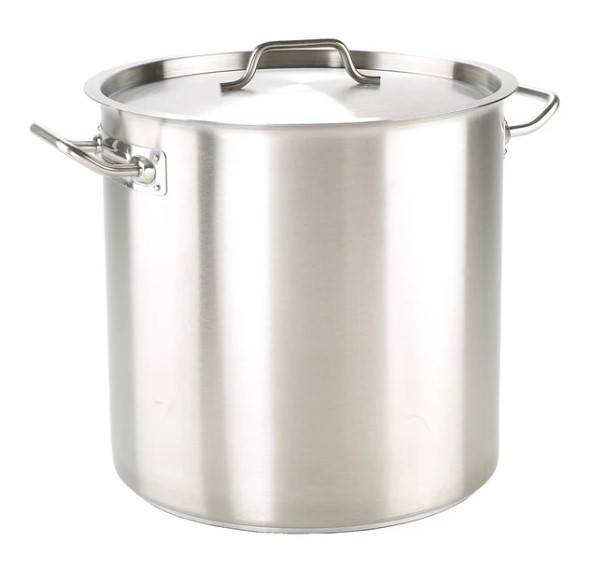 50cm Stainless Steel Stock Pot With Lid 50X50 CM 98 LT 5066 SKU:50663