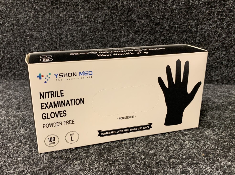 NITRILE EXAMINATION GLOVES POWDER FREE SKU:00064