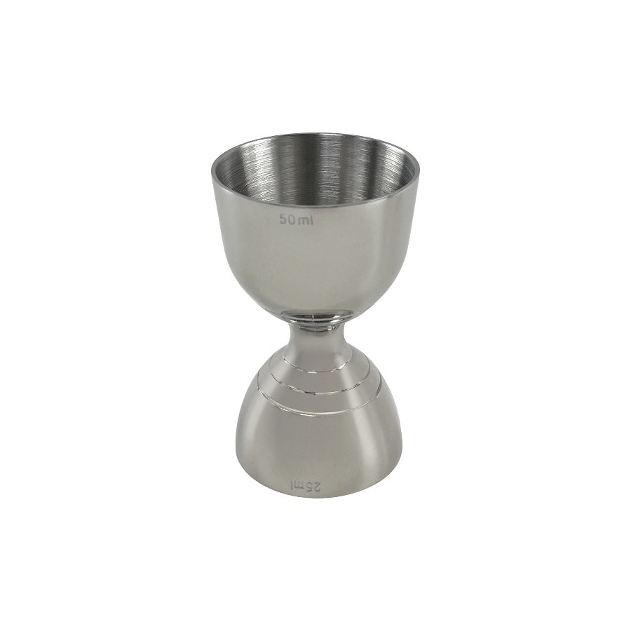 SILVER S/S PLATED BELL JIGGER 25mm to 50mm 3882