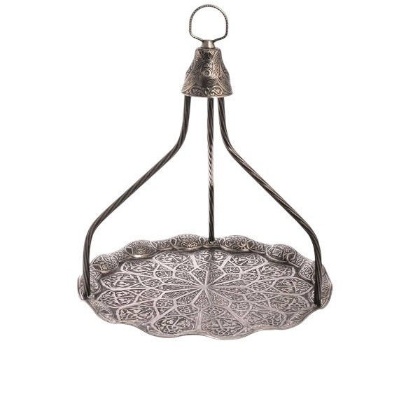 TEA/COFFEE TRAY 35 CM SILVER