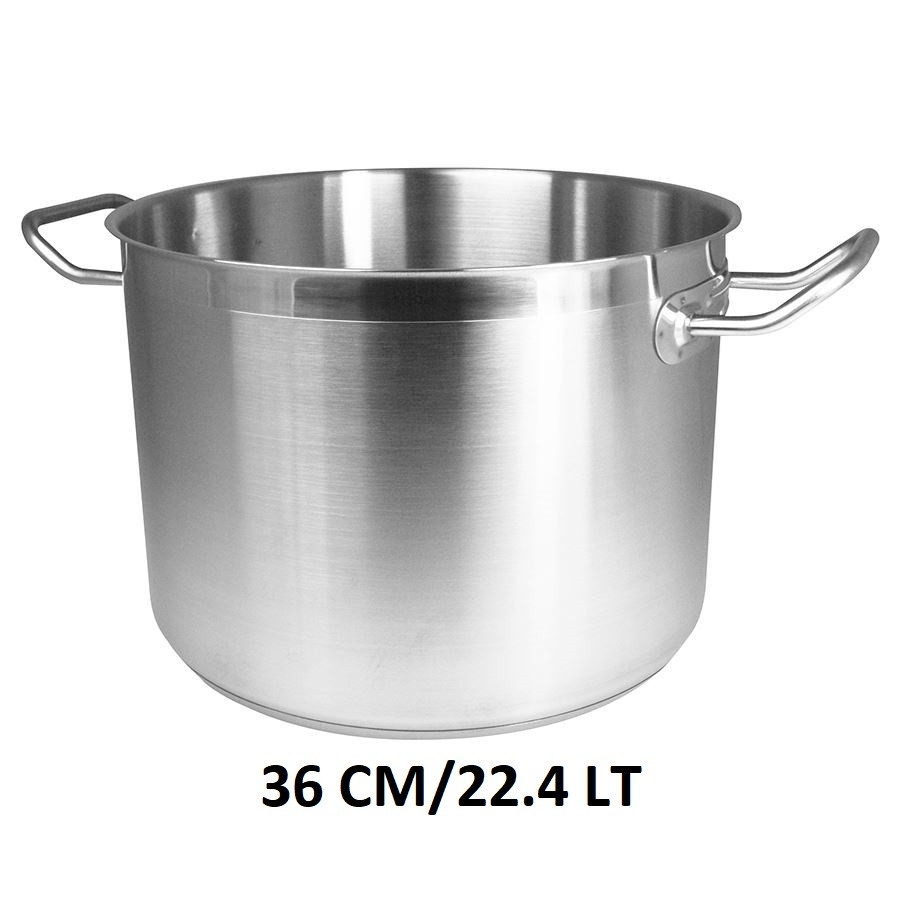 ZSP STAINLESS STEEL SAUCEPOT 36CM 22.4LTR ZSPPM36